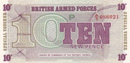 GRAN BRETAGNA BRITISH ARMED FORCES 10 NEW PENCE 6th SERIES FDS - Fuerzas Armadas Británicas & Recibos Especiales