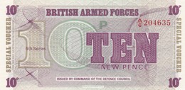 GRAN BRETAGNA BRITISH ARMED FORCES 10 NEW PENCE 6th SERIES FDS - Fuerzas Armadas Británicas & Recibos Especiales