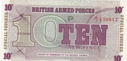 GRAN BRETAGNA BRITISH ARMED FORCES 10 NEW PENCE 6th SERIES FDS - British Armed Forces & Special Vouchers