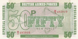 GRAN BRETAGNA BRITISH ARMED FORCES 50 NEW PENCE 6th SERIES FDS - British Armed Forces & Special Vouchers