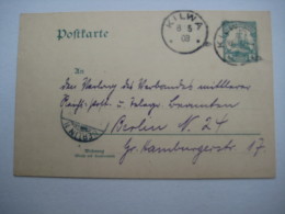 1908, Ganzsache Aus KILWA  , Rs. Viel Text - Duits-Oost-Afrika