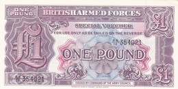 GRAN BRETAGNA BRITISH ARMED FORCES 1 POUND  2th SERIES FDS - Fuerzas Armadas Británicas & Recibos Especiales