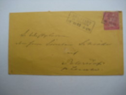 1868 , NEUSTADT In Holstein , Klarer Stempel Auf Brief - Postwaardestukken