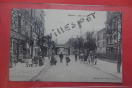 Cp Ablon Rue Du Bac Animé - Ablon Sur Seine