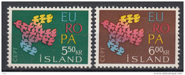 IJSLAND - Michel - 1961 - Nr 354/55 - MNH** - Ongebruikt