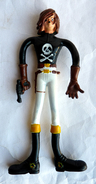 FIGURINE ALBATOR - CAPITAINE HARLOK (1) CEJI BRABO BENDEM - FLEXIBLE 1978 Incomplet - Harlock