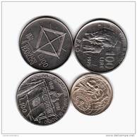 ITALIA LOTTO 4 MONETE COMMEMORATIVE 100 LIRE - Gedenkmünzen