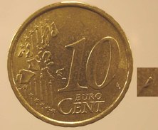 N. 33 ERRORE EURO !! 10 CT. 2002 ITALIA ESUBERO SUL VALORE !!! - Variétés Et Curiosités