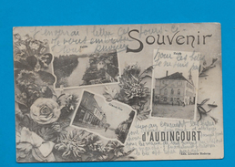 CPA 25 AUDINCOURT SOUVENIR D AUDINCOURT - MULTI VUES - Valentigney