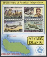 Solomon Islands - 1976 USA Independence Block MNH__(TH-5428) - Salomonseilanden (...-1978)