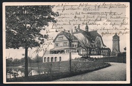 9498 - Alte Ansichtskarte - Remscheid - Stadtparkhall Und Bismarckturm - Gel 1909 - Biegel - Remscheid