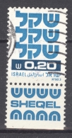 ISRAEL 1980-81: YT 773 / Sc 759 / Mi 831, O - FREE SHIPPING ABOVE 10 EURO - Gebruikt (met Tabs)