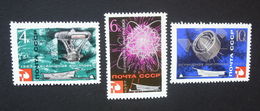 EXPO 1967 EXPO  EXHIBITION MONTREAL CANADA - SOVIET SSSR 1967 MI 3318 - 3320 MNH Satelite Cosmos Science Industry - 1967 – Montreal (Canada)