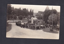 Carte Photo Mussy Sur Seine (10) - Ceremonie Devant Le Monument Aux Morts ( Photo R. Magaud Gommeville) - Mussy-sur-Seine