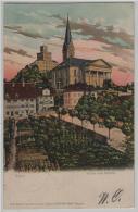 Uster - Kirche Und Schloss - Litho H. Guggenheim No. 6289 - Uster