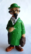 FIGURINE TINTIN  BULLY 1975 PROFESSEUR TOURNESOL (1) - Tintin