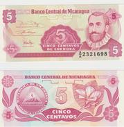 NICARAGUA  5 CENTAVOS 1991 FDS - Nicaragua