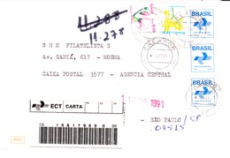 BRASIL Inflation 7 Letters - Cartas & Documentos