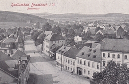 Radiumbad Brambach Bosestrasse Feldpostkarte 1918 - Bad Brambach