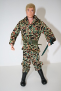 Vintage ACTION MAN : JUNGLE FIGHTER - Hard Hands - Original Hasbro 1960-70s - Palitoy - GI JOE - Action Man