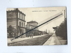 CPA  - Louvres (S-et-O) - La Gare - Vue Interieure - Louvres