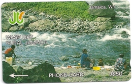 Jamaica - Wash Day - 8JAMC - 1991, Used - Jamaica