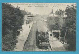 CPA 56 - Chemin De Fer Arrivée D'un Train En Gare De ENGHIEN-LES-BAINS 95 - Enghien Les Bains