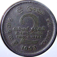 Sri Lanka - 1993 - KM 147 - 2 Rupees - XF - Look Scans - Sri Lanka (Ceylon)