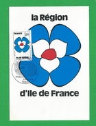 FRANCE CARTE MAXIMUM  N° 1991 Ile De France Paris - 1970-1979