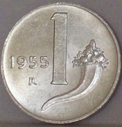 ITALIA - 1 Lira 1955 Cornucopia ALTA CONSERVAZIONE - VEDI FOTO - 1 Lire