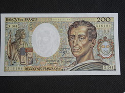 Billet NEUF 200F MONTESQUIEU / 1986 - 200 F 1981-1994 ''Montesquieu''