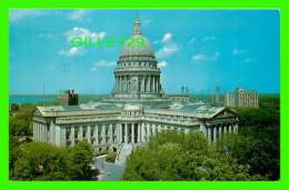 MADISON, WI - STATE CAPITOL - TRAVEL IN 1960 - L. L. COOK CO - - Madison