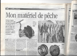 Ma Collection: Le Materiel De Peche - Article 2 Pages Extrait De "La Vie Du Collectionneur" - Matériel Et Accessoires