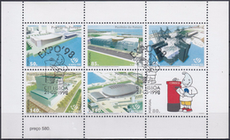 PORTUGAL 1998 Nº 2238/42 + 2266 EN HB USADO 1º DIA - Blocks & Sheetlets