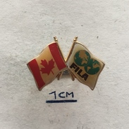 Badge (Pin) ZN004349 - Wrestling Canada Federation / Association / Union FILA - Worstelen