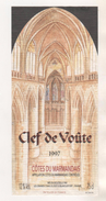 CLEF DE VOUTE ( INTERIEUR D UNE EGLISE ) COTES DU MARMANDAIS 1997 - VOIR LE SCANNER - Religioni