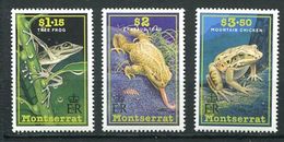 189 MONTSERRAT 1991 - Yvert 768/70 - Batracien Grenouille Crapaud - Neuf ** (MNH) Sans Trace De Charnière - Montserrat