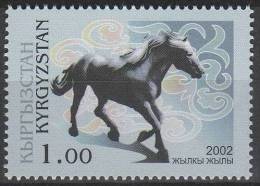 Kyrgyzstan 2002. Animals / Horses Stamp MNH (**) - Kirghizistan