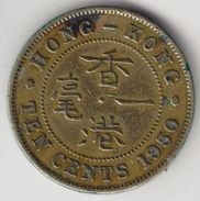 @Y@    Hong Kong   10 Cent  1950     (4453) - Hong Kong