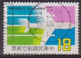 Silhouette D'avion En Vol - FORMOSE - TAIWAN - N° 26 - 1987 - Poste Aérienne