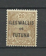 WALLIS ET FUTUNA 1920 Michel 20 * - Unused Stamps