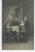 SCHILTIGHEIM - Belle Carte Photo Portrait Femme Et Enfants Prise En 1914 - Schiltigheim