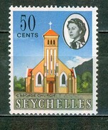 1962 - SEYCHELLES - Eglise Dans L'ile De La Cascade - N° 195 ** - Seychellen (1976-...)