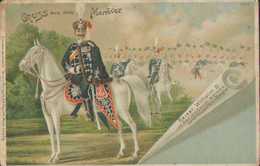 Kaiser Wilhelm II., Leib-Husaren-Regiment, Gruß Aus Dem Manöver, Postkarte, Deutsches Kaiserreich, Militär, Königshäuser - Familles Royales