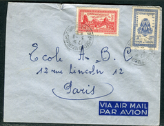 Cambodge - Cover / Enveloppe Pour Paris Par Avion En 1955 - Réf J 132 - Camboya