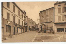 47 Lot Et Garonne Fumel Rue Du Barry Pharmacie Centrale, Pub Publicité La Chicorée De Bayon - Fumel