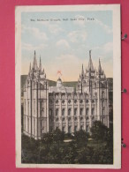 Etats-Unis - Utah - Salt Lake City - The Mormon Temple - Scans Recto-verso - Salt Lake City