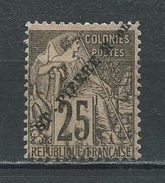 SPM MIQUELON 1891 N° 25 Oblitéré Used TTB  Cote 40 € Type Alphée Dubois Des Colonies Françaises - Oblitérés