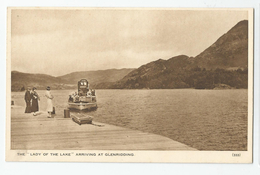 Cpa Angleterre Great Britain Boat Bateau " The Lady Of The Lake " Arriving At Glenridding - Other & Unclassified