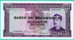 500 Escudos - Mozambique - 1967 - N° 4766050 - Neuf - - Mozambique